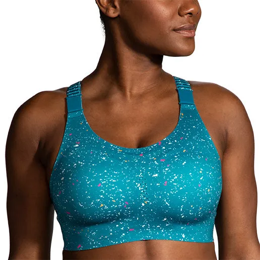Brooks | Racerback 2.0 Sports Bra | Women's | Lagoon Speckle Print