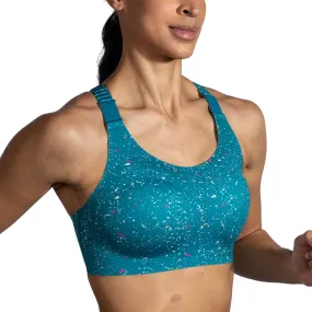 Brooks | Racerback 2.0 Sports Bra | Women's | Lagoon Speckle Print