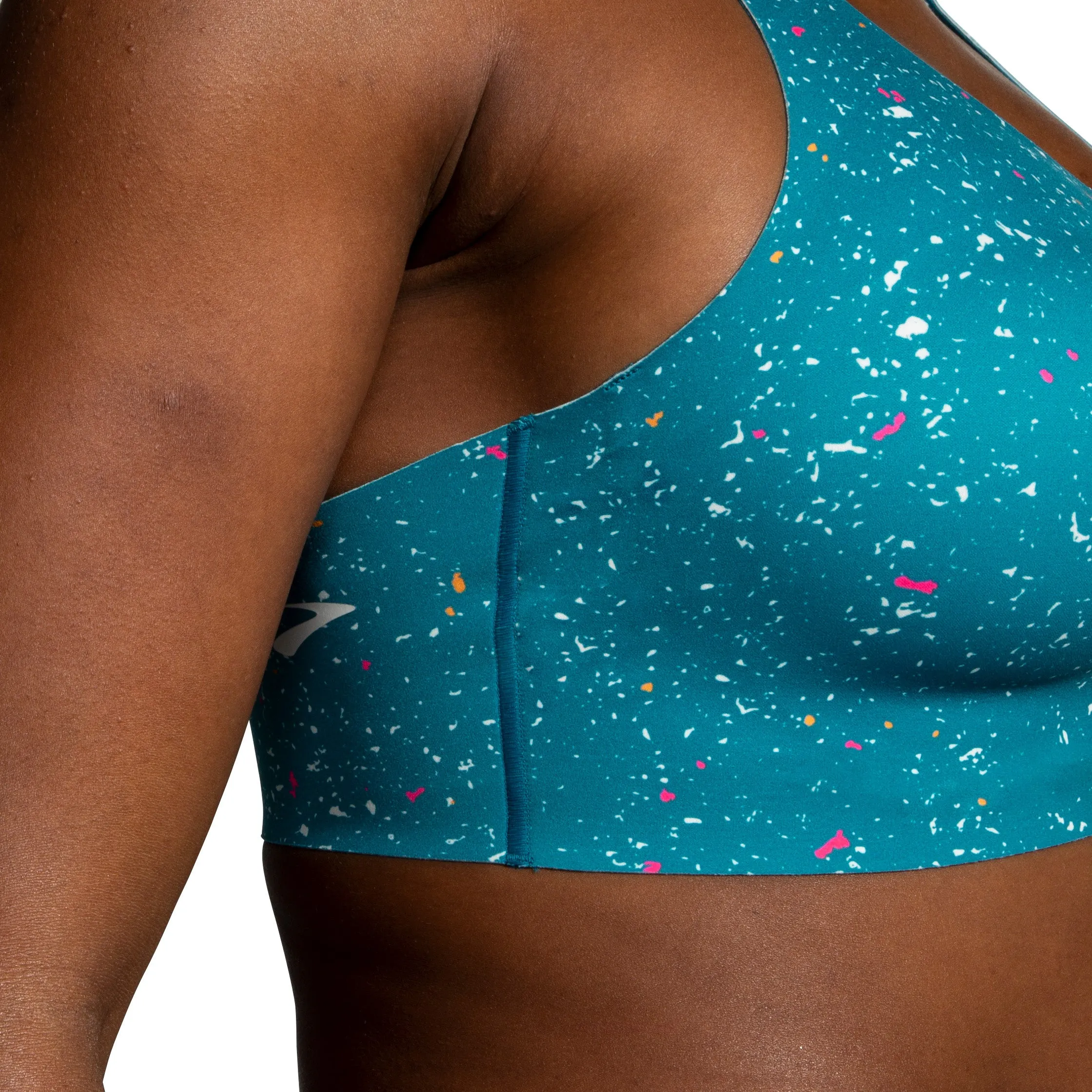 Brooks | Racerback 2.0 Sports Bra | Women's | Lagoon Speckle Print