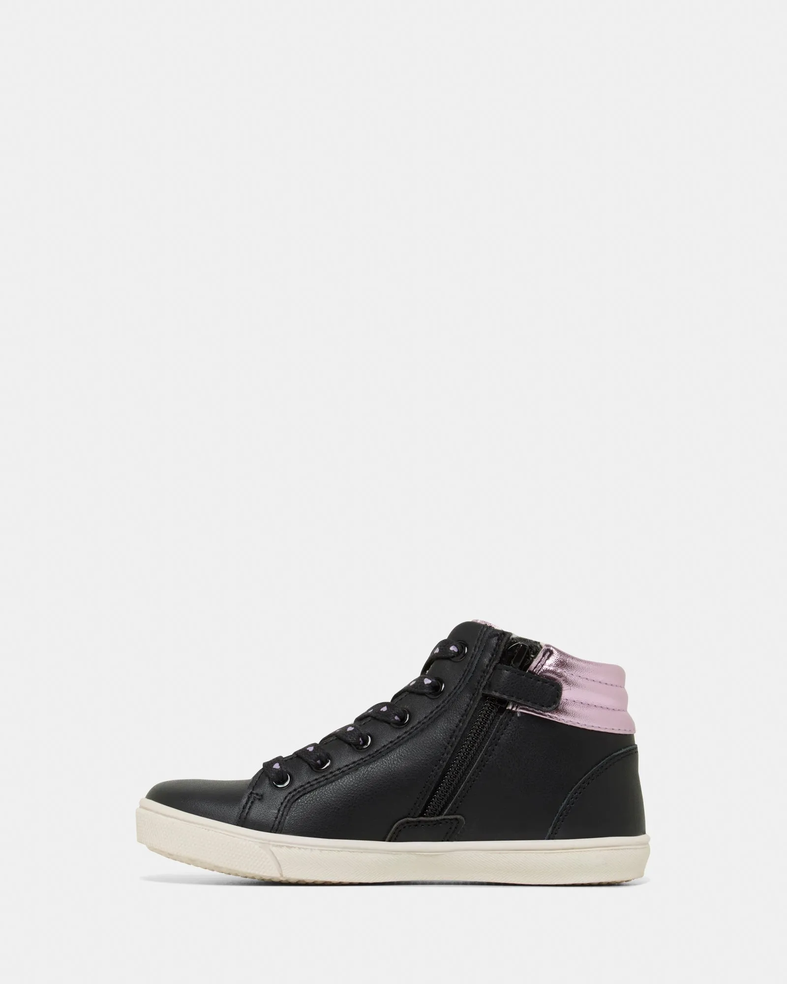 Garnet Boot Black/Pink Metallic