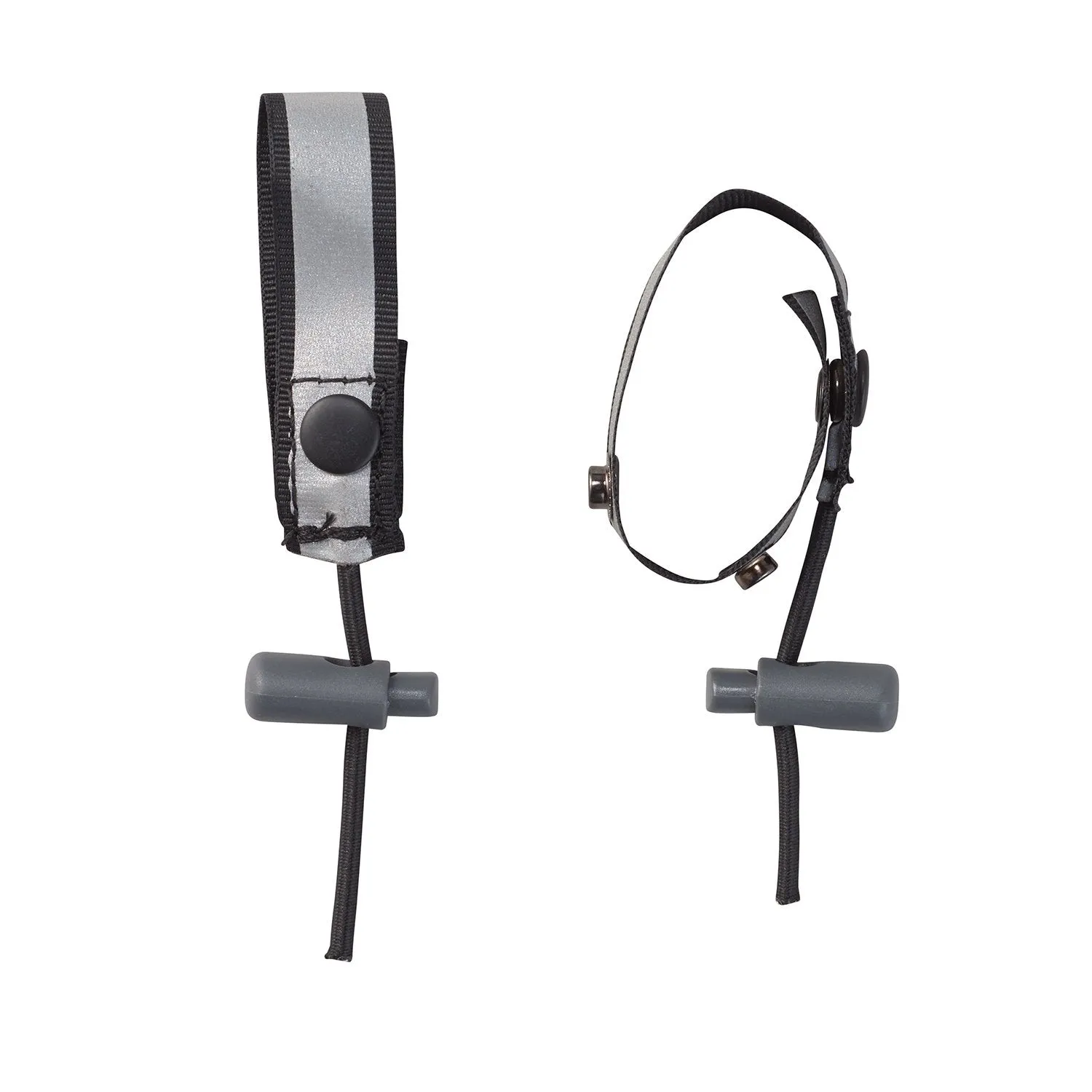 Nathan | Race Number Attachments | Black/Reflective Silver