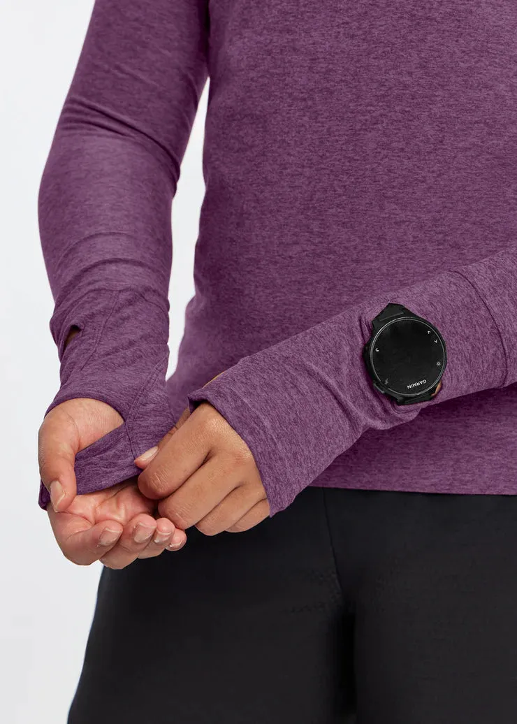 Oiselle | Lux Layer Long Sleeve | Women's | Dusk