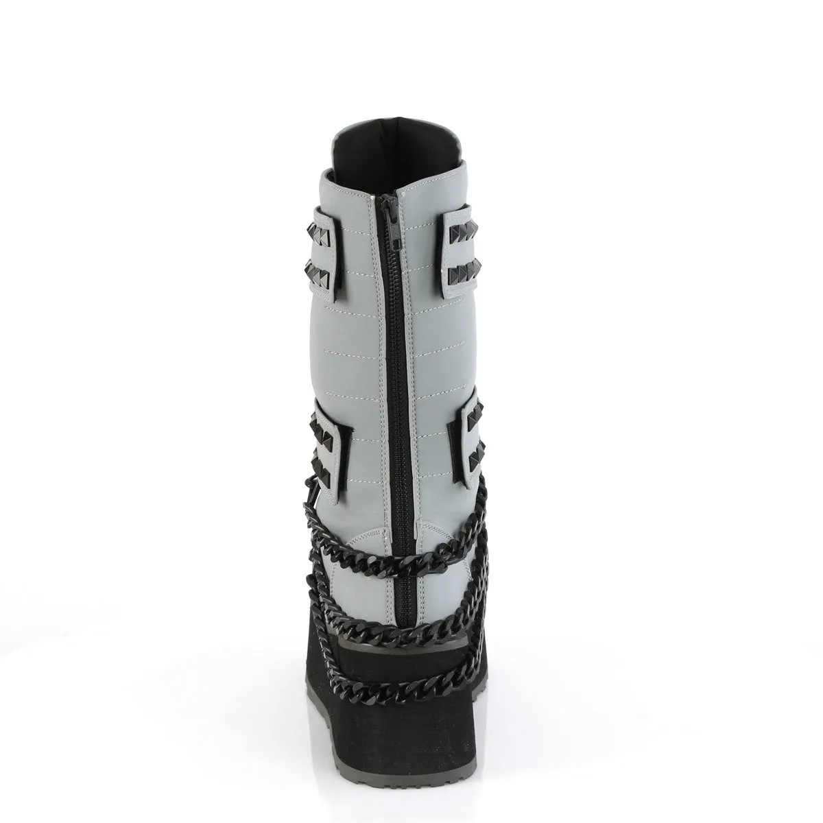 TRASHVILLE-138 Demoniacult Alternative Footwear Unisex Platform Boots