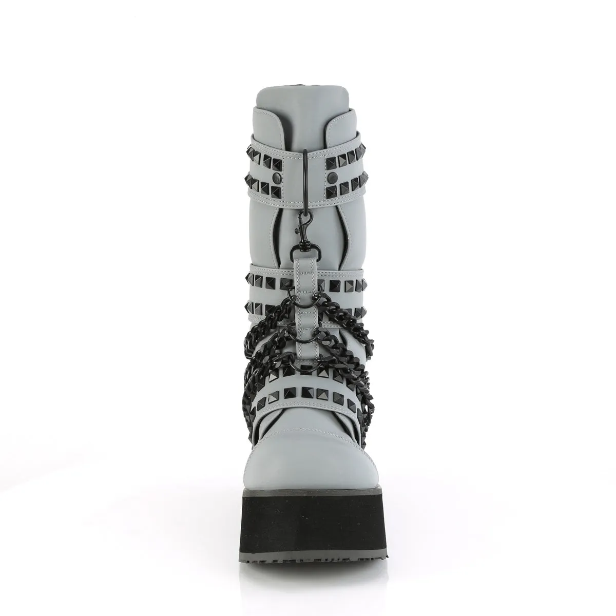 TRASHVILLE-138 Demoniacult Alternative Footwear Unisex Platform Boots