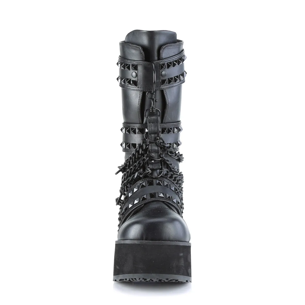 TRASHVILLE-138 Demoniacult Alternative Footwear Unisex Platform Boots