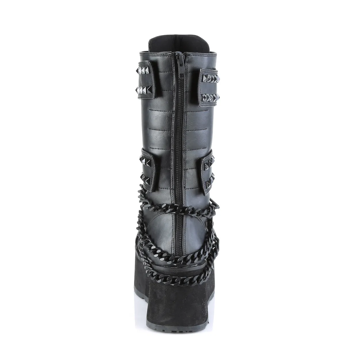 TRASHVILLE-138 Demoniacult Alternative Footwear Unisex Platform Boots